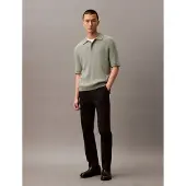 Calvin Klein Chinohose "SLM CTTN STRTCH CHN" Mit Gürtelschlaufen