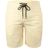 Yeaz Badeshorts "Badeshorts DAZZERS", Herren, Gr. S, US, gelb, Obermaterial: 97% Polyester PES. 3% Elasthan EL., Badehosen Badeshorts