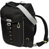 Basil Miles, Hinten, Fahrradtasche, Polyester, Schwarz, 17 l, 5 kg