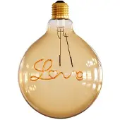 Creative Cables Cbl700216 Love E27 5w 250 Lumens 2000k Kugelförmige Led-filamentlampe