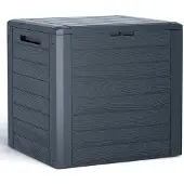 Prosperplast Auflagenbox Kunststoff Kissenbox 140L Gerätetruhe Kiste Gartentruhe