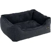OEM Feandrea Hundebett für große Hunde, 110x75x27cm, dunkelgrau, abnehmbarer Bezug