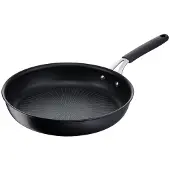 Lagostina 012165040128, Rund, Wok-/Bratpfanne, Schwarz, Titan, Aluminium, Keramik, Elektro, Gas, Halogen, Induktion