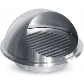 EDM Edelstahl Lüftungsgitter In Tasse Eingelassen 125 Mm