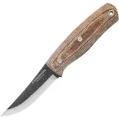 Condor Kambo Pukko CTK3973-30HC, 1075 Carbon Steel, Brown Micarta, Bushcraft Messer