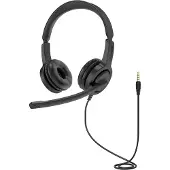 Axtel Voice 28 stereo 3,5 jack, Kabelgebunden, Büro/Callcenter, 20 - 20000 Hz, 121 g, Kopfhörer, Schwarz
