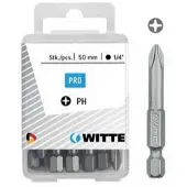 Witte Ph 3 Tin Phillips Kreuzschlitz-schraubendreherbit 5 Einheiten