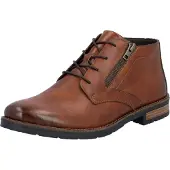 Rieker Herren Stiefelette aus Leder mit funktionalem Reißverschluss 14609, Größe:45 EU, Farbe:Braun