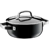 WMF Fusiontec Mineral Bratentopf mit Glasdeckel, 20 cm, Black 3201113151 4000530702722