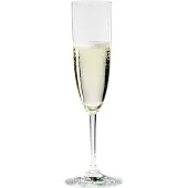 Riedel Champagnerglas "Champagner-Flöten Vinum 160 ml 2er Set transparent", bunt (transparent), B:7,4cm H:22,6cm Ø:7,4cm, Glas, THE WINE GLASS COMPANY, Trinkgefäße, Champagnerglas, Spülmaschinenfest