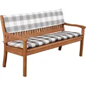 Neuveden Bankauflage Sitz 3-er 100 % Polyester grau