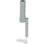 Wago 2009-174, Prüfstecker-Adapter, Grau, 10,2 mm, 7,2 mm, 48,6 mm, 2,5 g