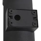 LUCANDE Außenwandleuchte Zanta, Höhe 19,7 cm, IP65, schwarz