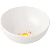 Villeroy & Boch Schale "Müslischale Hello Sunshine With Love ø 16,9 cm weiß-gelb", bunt (weiß, gelb), Schüsseln, Schale