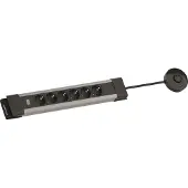 Bachmann CONNECTUS 6xCEE7/3, 1xFerntaster 2,0m CEE7/7 Grau