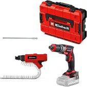 Einhell Professional Akku-Trockenbauschrauber TP-DY 18 Li BL mit Magazinvorsatz