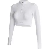 Yeaz Sporttop "Top RUNWAY", Kinder, Gr. XL, weiß, Obermaterial: 87% Nylon NY. 13% Elasthan EL., Tops Sporttop
