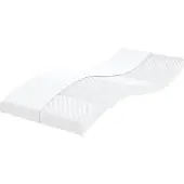 Syfax Schaumstoffmatratze Weiß 90x220 cm 7-Zonen Härtegrad 20 ILD