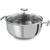 Teka 49004846, Rund, Bratpfanne, Edelstahl, Keine Beschichtung, Edelstahl, 4,2 l