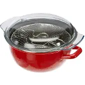 Ibili Korinto Fritteuse Mit Korb Und Deckel 24 Cm Durchsichtig Durchsichtig One Size