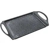 Supreme Gusseisen-grillstein Gestreift 28x22 Cm