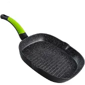 Supreme Ökologischer Steingrill Mit Gestreifter Oberfläche 28 Cm