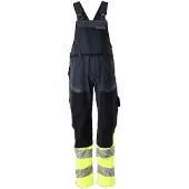 Mascot Herren Latzhose mit Knietaschen ACCELERATE MULTISAFE Schwarzblau / Hi-vis Gelb 54 - 21469-281-01017-82C54 - Schwarzblau / Hi-vis Gelb