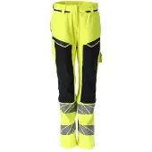 Mascot Damen Hose mit Knietaschen ACCELERATE MULTISAFE Hi-vis Gelb / Schwarzblau 48 - 21078-284-17010-82C48 - Hi-vis Gelb / Schwarzblau