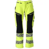 Mascot Herren Hose mit Knietaschen ACCELERATE MULTISAFE Hi-vis Gelb / Schwarzblau 66 - 21379-281-17010-82C66 - Hi-vis Gelb / Schwarzblau