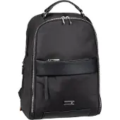 Samsonite Notebookrucksack "ZALIA 3.0", Gr. B/H/T: 28cm x 38,5cm x 11cm, schwarz, Lederimitat, Basic, Rucksäcke Notebookrucksack, Unisex Tabletrucksack, Businessbag, mit praktischem Tragegriff