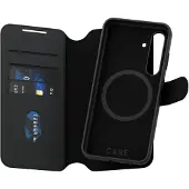 PanzerGlass Samsung Galaxy S24 Plus Hülle - Kunstleder - - 2 in 1 Case/Klapphülle - Schwarz