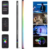 Neewer TL120C RGBWW LED Lichtstab, schlank, pixelgesteuert, 4,5 x 127 cm