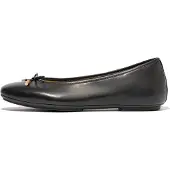 FitFlop für Damen. HX8-001 Schwarze Delicato Schleife Leder Ballerinas (38), Wohnung, Keine, Lässig, Party, Klassisch