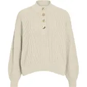 Vila Viching Rundhals Strickpullover