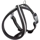Ferplast Hundegeschirr Daytona Cross, Nylon, Schwarz, reflektierend, verstellbar