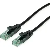 Roline RM Patchkabel Cat.6A UTP, schwarz, 15 m