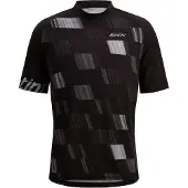 Santini Fibra Kurzarm Enduro Trikot Schwarz S Mann Schwarz S