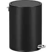 Songmics Kosmetikeimer, mit Deckel, Softclose, 3 Liter – Tintenschwarz