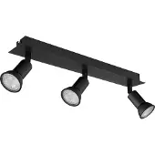 Globo 57998-3, Schwarz, Metall, IP20, I, GU10, LED