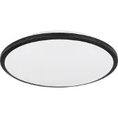 Globo Lighting LED Deckenleuchte, schwarz opal, D 35 cm