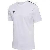 Hummel Herren T-Shirt hmlAuthentic Cotton s/s Shirt 220007-9001 XXXL - White - XXXL