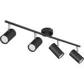 Globo 57914-4, Schwarz, Chrom, Metall, IP20, I, GU10, LED