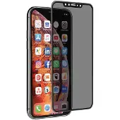 Muvit Iphone Xs Max Privacy Case Friendly Gehärtete Glas-displayschutzfolie