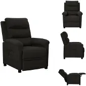 vidaXL Relaxsessel Schwarz Stoff - Sessel
