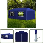 The Living Store Partyzelt 3x6 m Blau