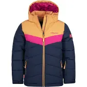 TROLLKIDS Kinder Gryllefjord Isolationsjacke navy/honey/fireberry 110