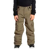 Quiksilver Skihose "Porter" Gr. 12, braun (canteen), Hosen, Kinder, 12, Obermaterial: 100% Polyester., Skihose