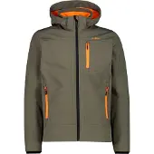 CMP Herren Softshell Jacke Zip Hood 3A01787N-E943 56 - Olive - 56