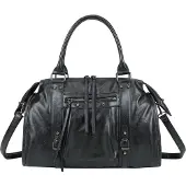 Gallantry Paris Gallantry, Bowling Stil Damen Handtasche mit Abnehmbarem Schulterriemen, Schwarz
