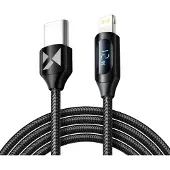 Wozinsky WUCLC2, 2 m, Lightning, USB C, Männlich, Männlich, Schwarz